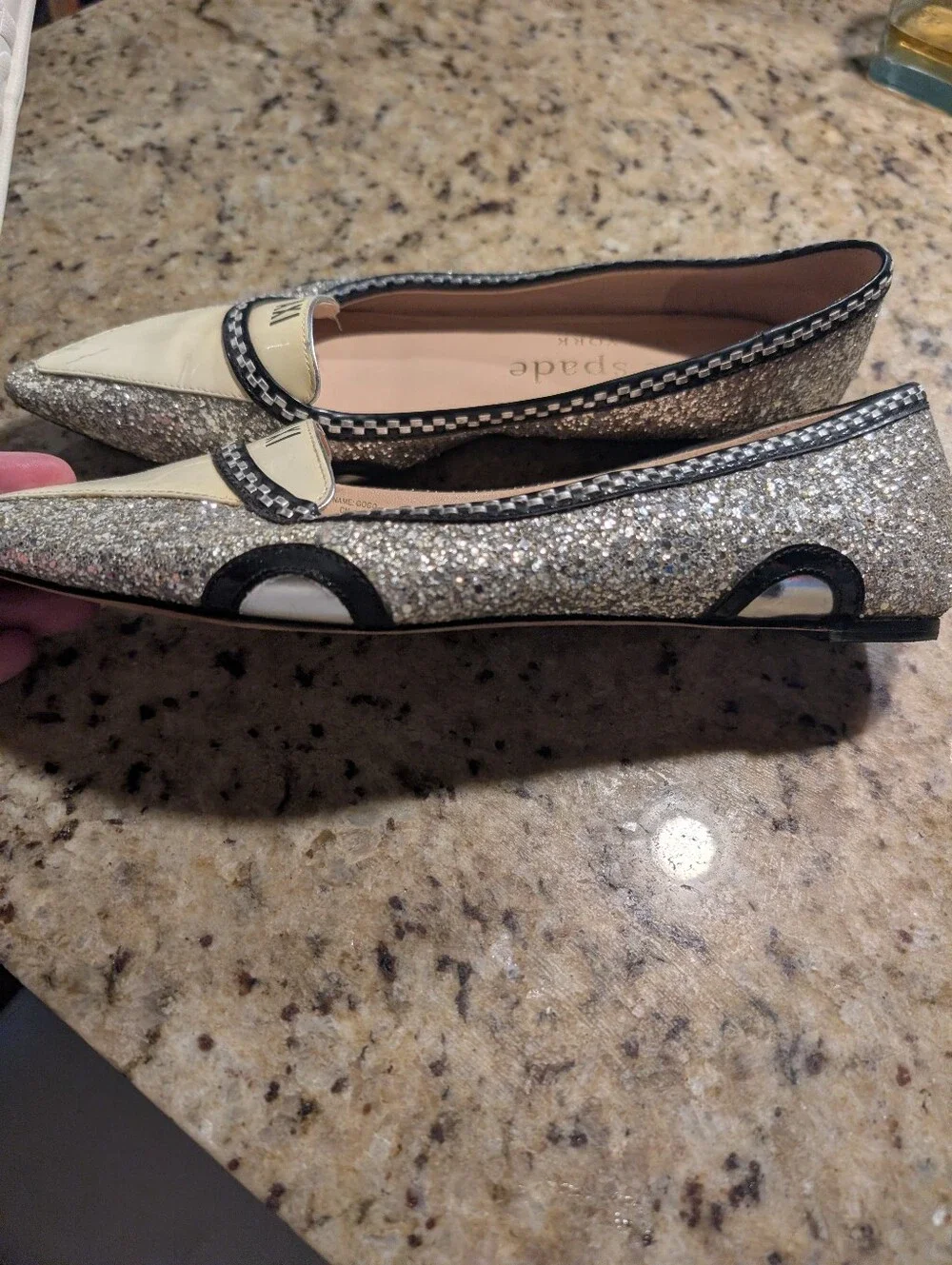Kate Spade Gogo Taxi Flats Shoes Sz 10 B